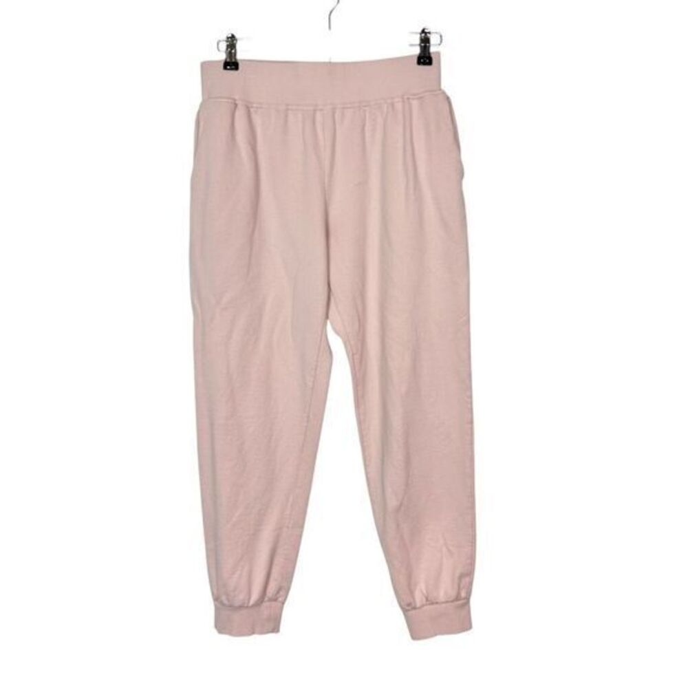 Young Fabulous & Brooke Pants Women Large Pink Lounge Jogger Knit Sweatpants YFB
